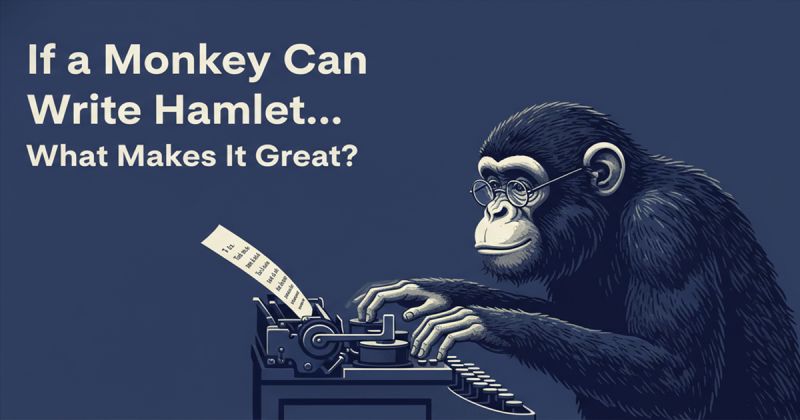 Could a Monkey Write Hamlet? The Infinite Monkey Theorem Explains Why Great Books Are Pure Miracles