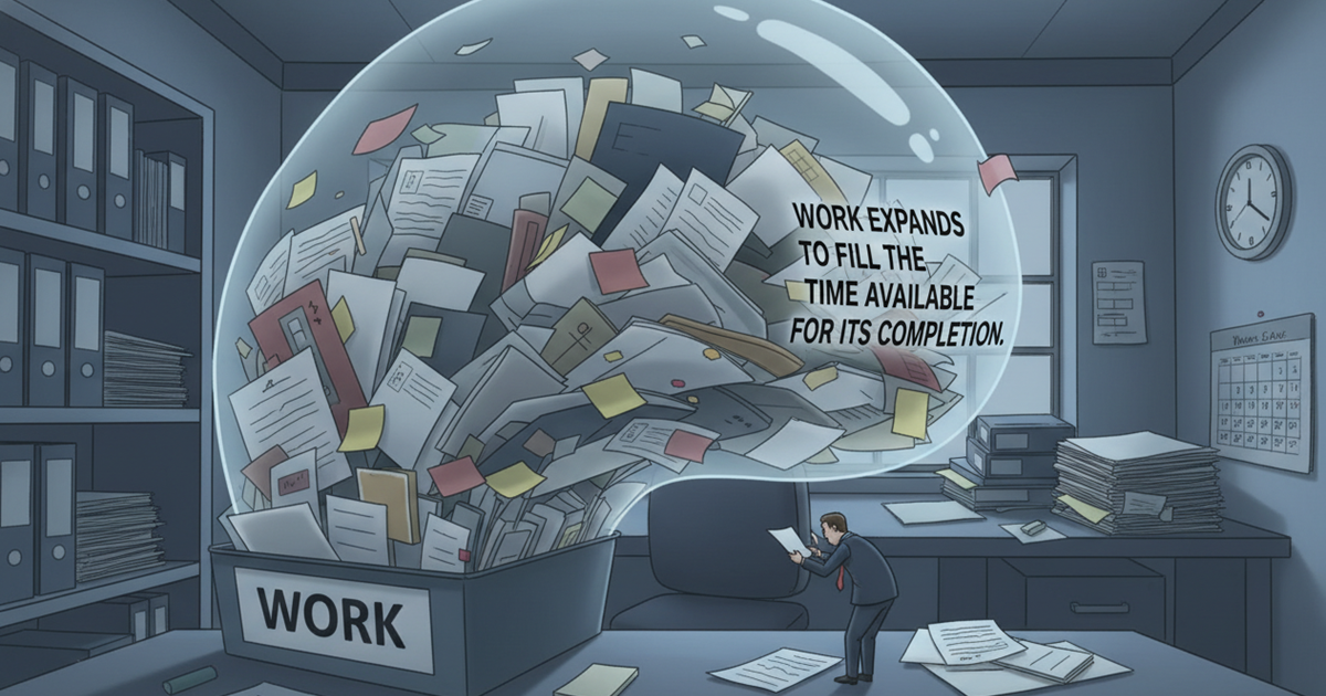 Parkinson's Law: The Hidden Force Sabotaging Your Productivity